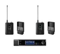 2-CHANNEL DUAL BODYPACK WIRELESS SYSTEM, NO LAPEL MICS - FREQ DF2: 470.125 TO 607.875 MHZ